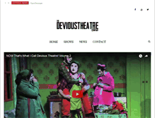 Tablet Screenshot of devioustheatre.com